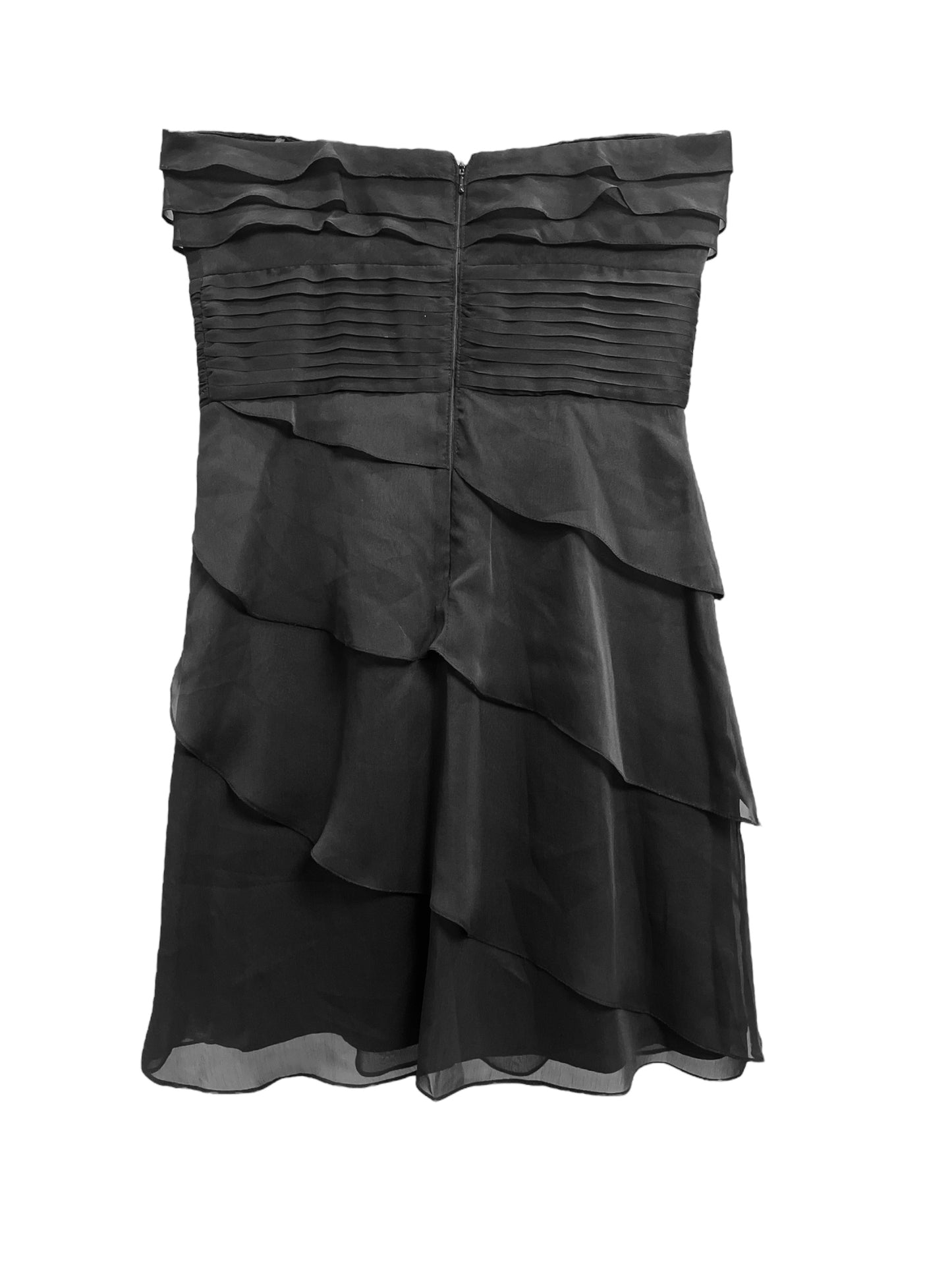 Adrianna Papell Evening Black Ruched Cocktail Dress Size 8 NWT - New with Tags