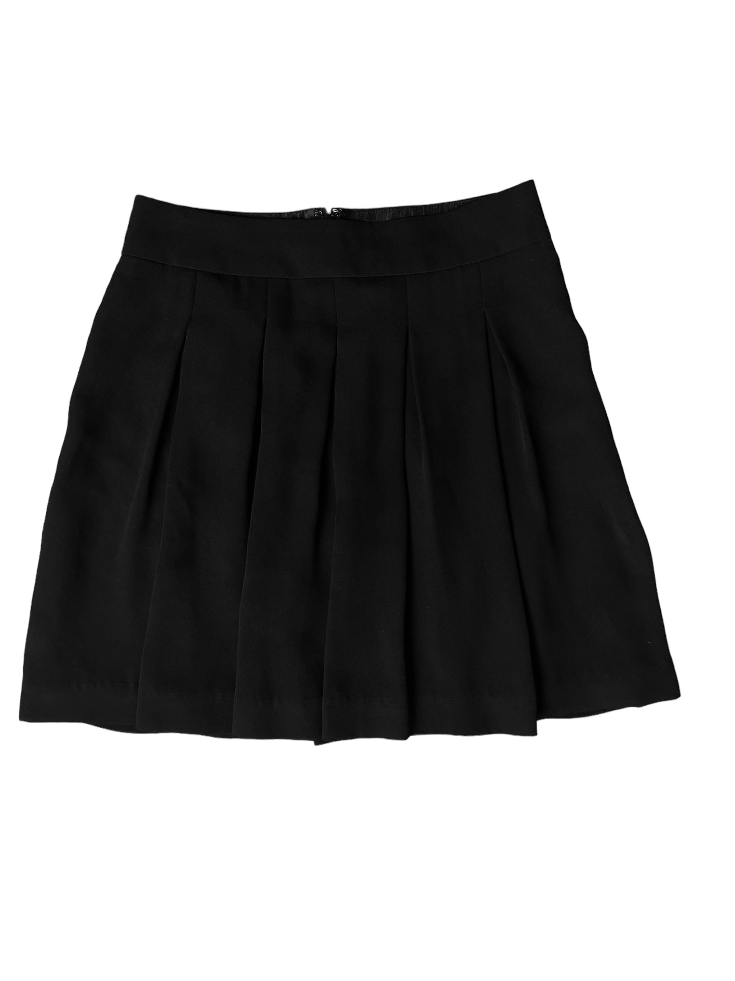 Banana Republic Black Pleated Formal Skirt Size 0