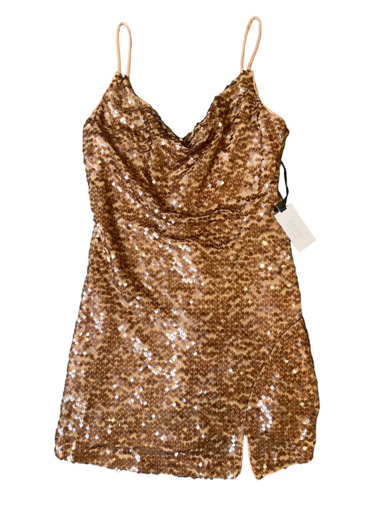 ASTR The Label Gold Sequin Dress Size M NWT
